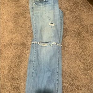 Vintage, Distressed Boyfriend Jeans. Regular length. Size 12
